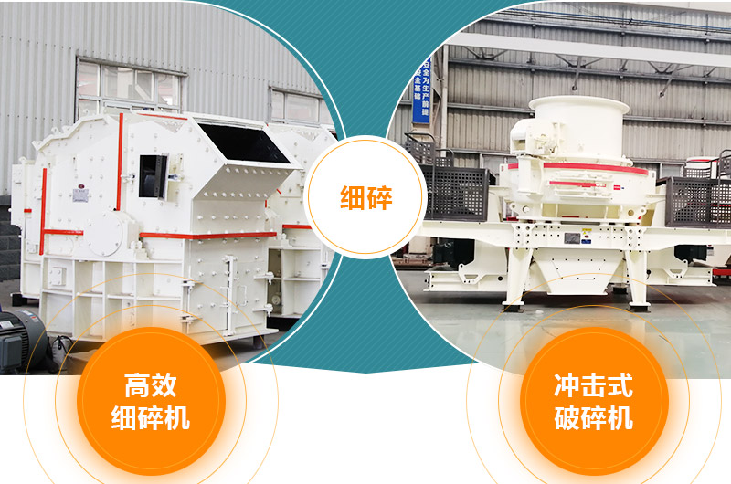 細碎：細碎機、沖擊式破碎機