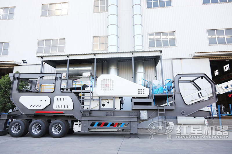 車載移動(dòng)顎破機(jī)，給料粗碎一體機(jī) 
