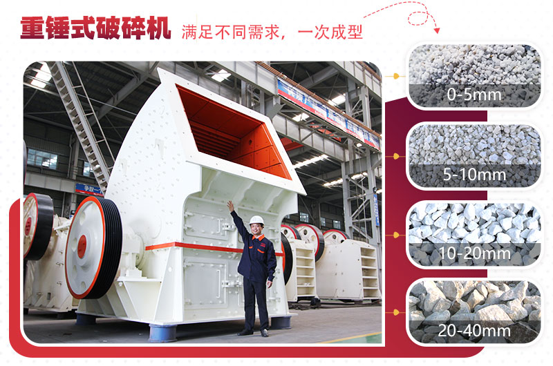 錘式破碎機“一次成型”，減少投資成本