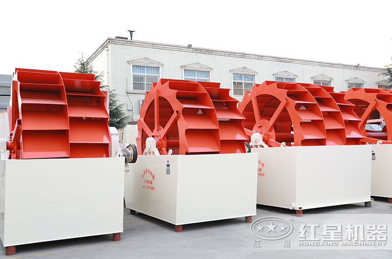 山沙洗砂機(jī)圖片，雙輪、三輪